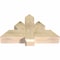 Ekena Millwork Redmond Rough Sawn Timber Gable Bracket, Douglas Fir, 36"W x 21"H x 6"D x 6"F, 14/12 Pitch GBW036X21X0606RED00RDF - alternate 2